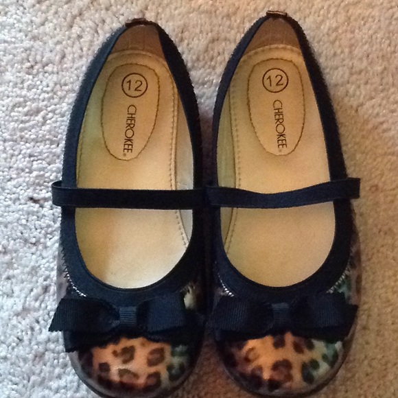 leopard print flats size 12